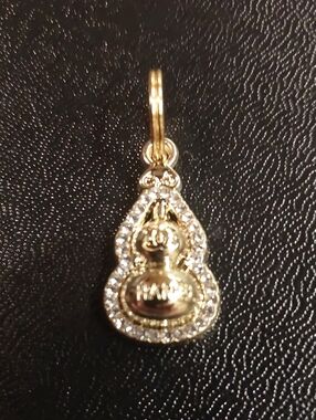 CC Gold & Crystal Pendant Charm Pendant